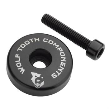 Wolf Tooth Components Stem cap with 5mm spacer, black