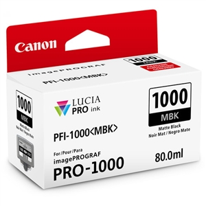 Canon PFI-1000 MBK LUCIA PRO Matte Black Ink Tank (80ml)