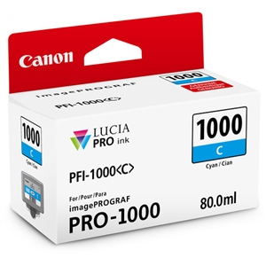 Canon PFI-1000 C LUCIA PRO Cyan Ink Tank (80ml)