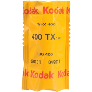 Kodak Professional Tri-X 400 Black and White Negative Film (120 Roll Film, 1 Roll)