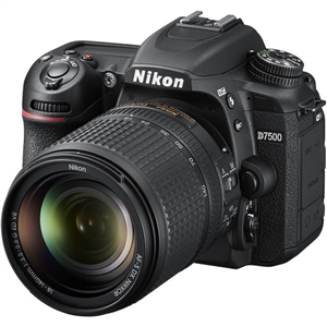 Nikon D7500 DSLR Camera with 18-140mm Lens.