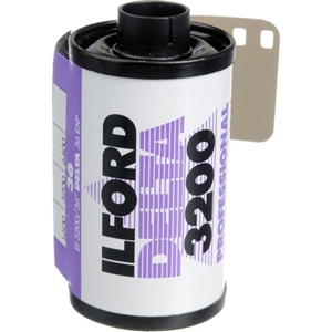 Ilford Delta 3200 Professional Black and White Negative Film (35mm Roll Film, 36 Exposures)