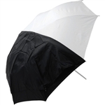Westcott 60" White Satin Umbrella with Removable Black Cover