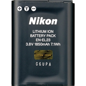 Nikon EN-EL23 Rechargeable Lithium-Ion Battery (3.8V, 1850mAh)