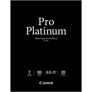 Canon PT-101 Pro Platinum Photo Paper 8.5x11 (20 sheets)