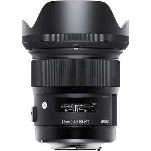 Sigma 24mm f/1.4 DG HSM Art Lens for Nikon F