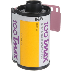 Kodak Professional T-Max 100 Black and White Negative Film (35mm Roll Film, 36 Exposures)