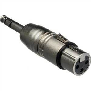 Hosa Technology GXP143 Stereo Male 1/4" Phone to Female 3-Pin XLR Adapter