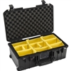 Pelican 1535AirWD Wheeled Carry-On Case (Black, with Dividers)
