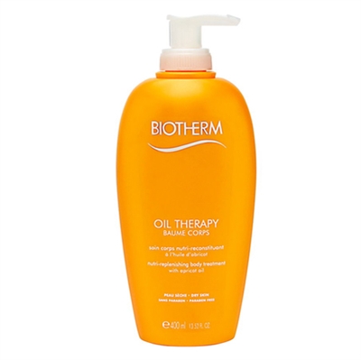 Biotherm Oil Therapy Nutri-Replenishing Body Treatment With Apricot Oil Dry Skin 13.52oz / 400ml