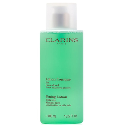 Clarins Toning Lotion With Iris Combination Or Oily Skin 13.5oz / 400ml