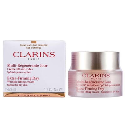 Clarins Extra Firming Day Wrinkle Lifting Cream Dry Skin 1.7 oz / 50ml