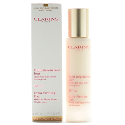 Clarins Extra Firming Day Wrinkle Lifting Lotion All Skin SPF15 1.7 oz / 50ml