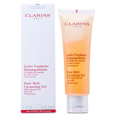 Clarins Pure Melt Cleansing Gel with Marula Oil All Skin Type 3.9oz / 125ml