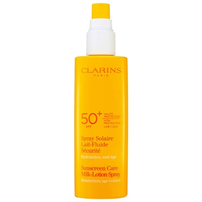 Clarins Sun Care Milk Lotion Spray Very High Protection UVB UVA 50+ 5.3 oz / 150ml