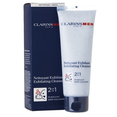 Clarins Men Exfoliating Cleanser 2 in 1  4.4oz / 125ml