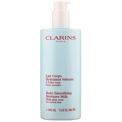 Clarins BodySmoothing Moisture Milk With Aloe Vera Normal Skin 13.9oz / 400ml