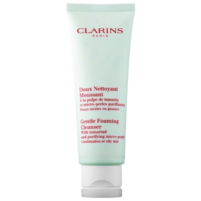 Clarins Gentle Foaming Cleanser With Tamarind Combination - Oily Skin 4.4oz / 125ml