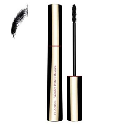 Clarins Wonder Perfect Mascara Volume Curl Length 01 Wonder Black 0.25 oz