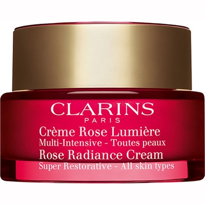 Clarins Super Restorative Rose Radiance Cream All Skin Types 1.7oz / 50ml