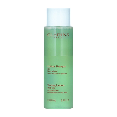 Clarins Toning Lotion With Iris Combination or Oily Skin 200ml / 6.8 oz