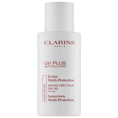 Clarins UV Plus Anti Pollution Sunscreen Multi Protection SPF 50 Non Tinted 1.6oz / 50ml
