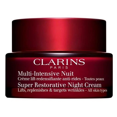 Clarins Super Restorative Night Cream All Skin Types 1.7oz / 50ml