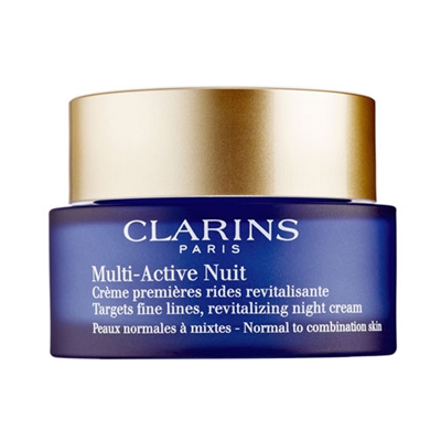 Clarins MultiActive Nuit Revitalizing Night Cream Normal  Combination Skin 1.6oz / 50ml