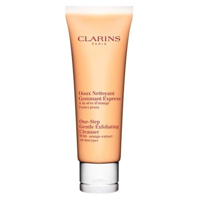 Clarins One Step Gentle Exfoliating Cleanser With Orange Extract All Skin Types 4.3oz / 125ml