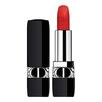 Christian Dior Rouge Dior Couture Colour Refillable Matte Lipstick 888 Strong Red 0.12oz / 3.5g