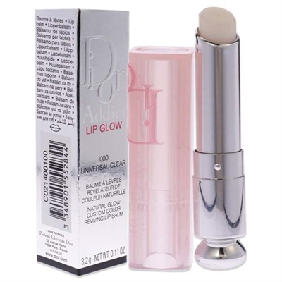 Christian Dior Addict Lip Glow Reviving Lip Balm 000 Universal Clear 0.11oz / 3.2g