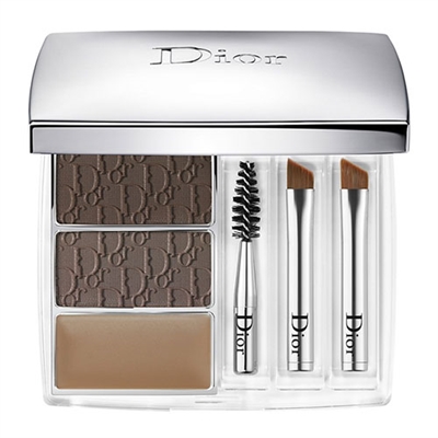 Christian Dior All-In-Brow 3D Backstage Pros Long-Wear Brow Contour Kit 001 Brown 0.26oz / 7.5g