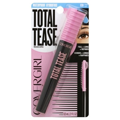 Covergirl Total Tease Waterproof Mascara 830 Black Noir 0.21oz / 6.5ml