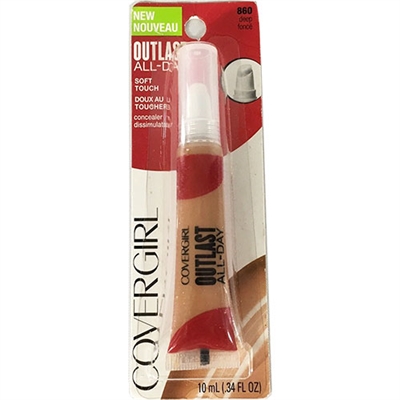 Covergirl Outlast All-Day Soft Touch Concealer 860 Deep 0.34oz / 10ml