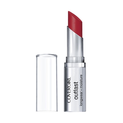 Covergirl Outlast Longwear + Moisture Lipstick 925 Red Rouge 0.12oz / 3.4g