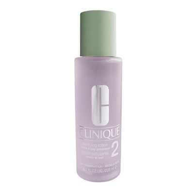 Clinique Clarifying Lotion Twice A Day Exfoliator #2 Dry Combination Skin 6.7oz / 200ml