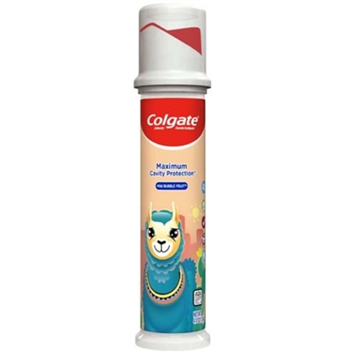 Colgate Kids Maximum Cavity Protection Toothpaste Mild Bubble Fruit 4.4oz / 124g