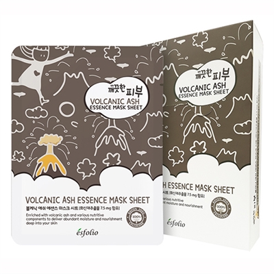 Esfolio Volcanic Ash Essence Mask 10 Sheets