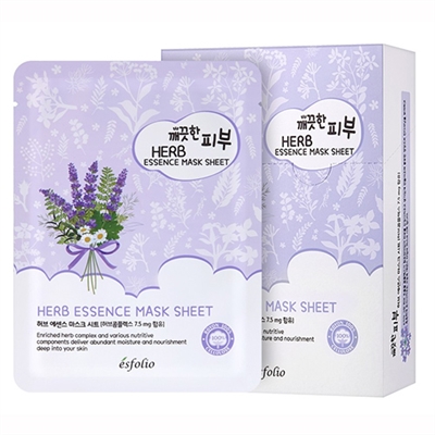 Esfolio Herb Essence Mask 10 Sheets