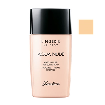 Guerlain Lingerie De Peau Aqua Nude Water-Infused Perfecting Fluid SPF 20 01W Very Light Warm 1.0oz / 30ml