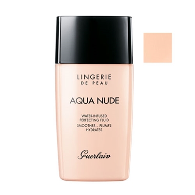 Guerlain Lingerie De Peau Aqua Nude Water-Infused Perfecting Fluid SPF 20 02C Light Cool 1.0oz / 30ml