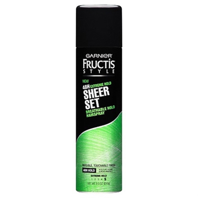 Garnier Fructis 48H Extreme Hold Sheer Set Breathable Hold Hairspray 9.5oz / 270g