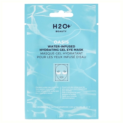 H2O Plus Oasis Water-Infused Hydrating Gel Eye Mask 1 Set / 2 Patches