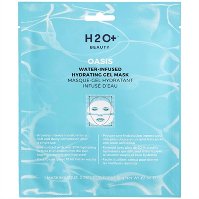 H2O Plus Oasis Water-Infused Hydrating Gel Mask 1 Mask / 2 Pieces