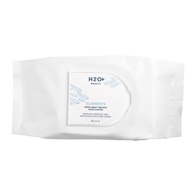 H2O Plus Elements Wipe Away The Day Face Cloths 45ct