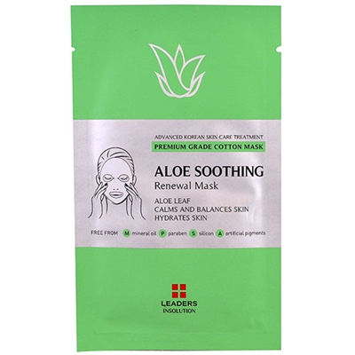 Leaders Insolution Aloe Soothing Renewal Mask 1 Sheet