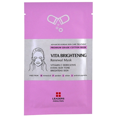 Leaders Insolution Vita Brightening Renewal Mask 10 Sheets