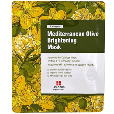 Leaders Insolution 7 Wonders Mediterranean Olive Brightening Mask 1 Sheet
