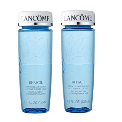 Lancome Bi-Facil Double-Action Eye Makeup Remover Duo 2 x 4.2oz