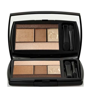 Lancome Color Design Eye Brightening All In One 5 Shadow & Liner Palette 101 Bronze Amour 0.141oz / 4g